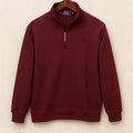 RL Half Zip Sweatshirt (Maroon)