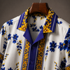 Ver-sace Inspired Floral Shirt