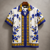 Ver-sace Inspired Floral Shirt