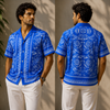 Ver-sace Inspired Shirt Blue