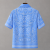 Ver-sace Inspired Shirt Ocean Blue