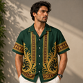 Italian Baroque Print Shirt