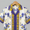 Ver-sace Inspired Floral Shirt