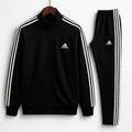 Adi-das Sports Track Suit (Black)